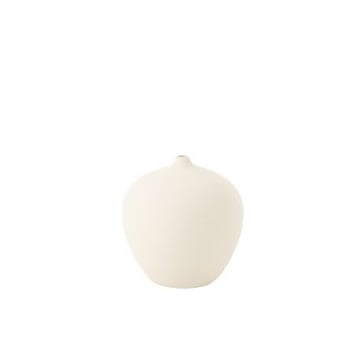 Vaas fles cassia klei wit