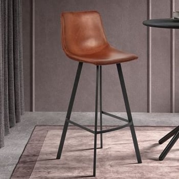 Barstoel Ozan 88cm  - cognac