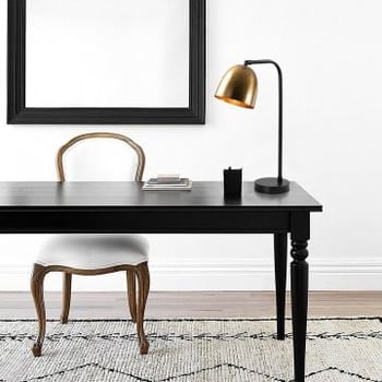Tatum Tafellamp | Metalen Lamp | Zwart Vintage