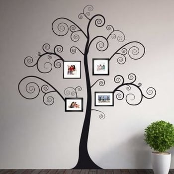 Muursticker Black Tree XXL