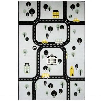 Tapijt Ring Road - blauw