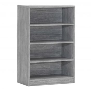 Boekenkast Spacio 72cm met 3 legplanken - grijze eik