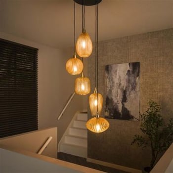 Hanglamp Ambrioso 40 cm-amber