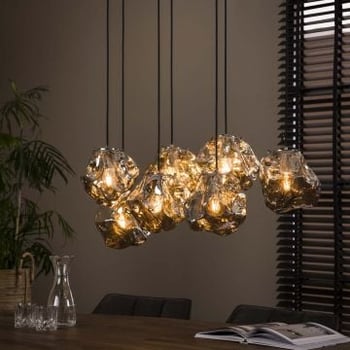 Hanglamp Tanner 7 lichtbronnen - grijs