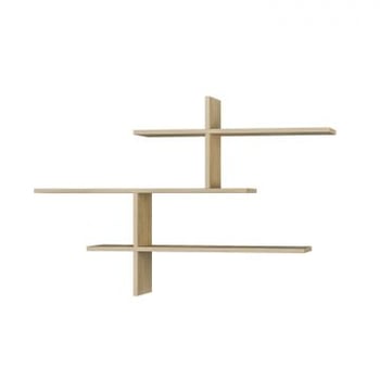 Leo Wandplank | 100% MELAMINE | Eiken