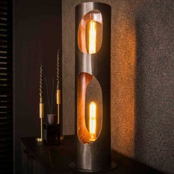 Staande lamp Orbit 65 cm-zwart nikkel