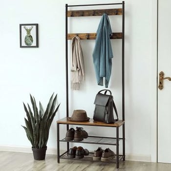 Vestiaire Taio industrieel - bruin/zwart