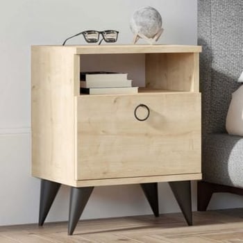 Nachtkastje Saffier: Woody Mode | 100% Melamine | 18mm Dik
