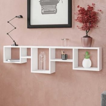 Wandplank | 100% Melamine Gecoat | Wit