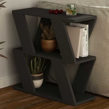 Woody Bijzettafel | 100% Melamine Gecoat | Antraciet