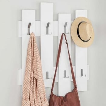 Woody Fashion Muurhaak | 100% Melamine Gecoat Board | Kapstok Opknoping