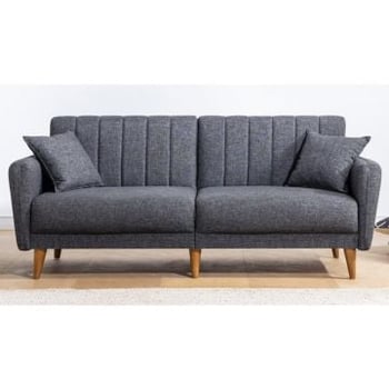 Driezitbank Del Sofa | 210 x 82 x 85 cm | Antraciet