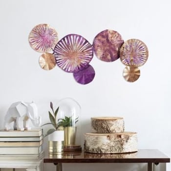 Tanelorn Decoratieve metalen wandaccessoire | 100% METAAL | 74 x 38 cm