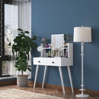 Locelso Make-up Tafel | Gemelamineerd E1 Spaanplaat | 18mm Dik