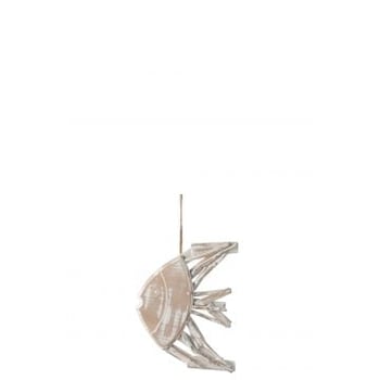 Hanger vis plat sparhout white wash