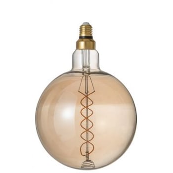 Ledlamp smokey g200 double spiral e27