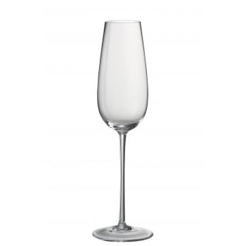 Drinkglas champagne tia glas transparant