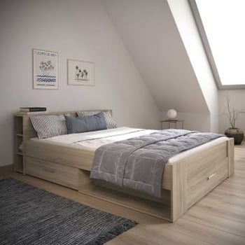 Bed Polly 160 x 200 cm-Kronberg eik