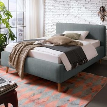 Kofferbed Nielsen | Inclusief lattenbodem | 140 x 200 cm | Turquoise