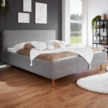 Tweepersoonsbed Nielsen | 160 x 200 cm | Grijs