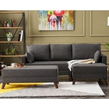 Hoekzetel Atelier Del Sofa | 205 x 81 x 85 cm | Antraciet