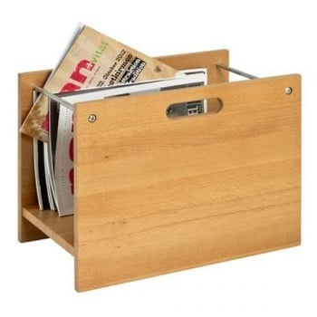 Tijdschriftenrek | 40 x 25 x 30 cm | Beukenhout
