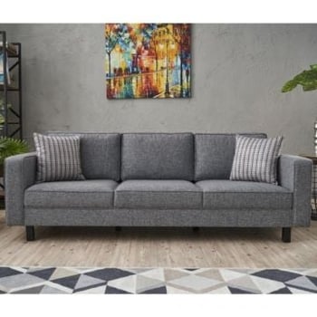 Driezitsbank Atelier Del Sofa | 222 x 91 x 83 cm | Antraciet