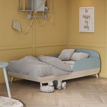 Peuterbed Firmiana | 144,4 x 74,4 x 88,4 cm | Blauw