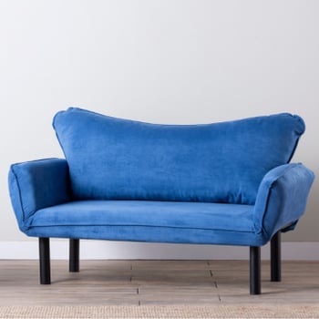 | Comfort en stijl | Metalen frame | Gemakkelijk schoon te maken stof | Blauw