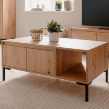 Salontafel Korina-artisanale eik