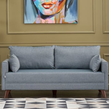 Tweezitsbank Balcab Home | 177 x 81 x 85 cm | Turquoise