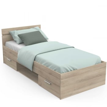 Bed Micheline 90 x 200 cm-Kronberg eik
