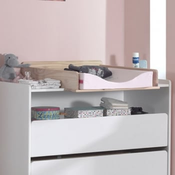 Tweede kans Kiddy luierplank 72x53x15 cm-massief dennenhout