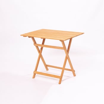 Tuintafel Tyrone - 60x80x72 cm - Beukenhout/bruin 
