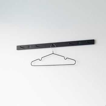 Vita Zwarte Stalen Kapstok - 70cm Lengte.