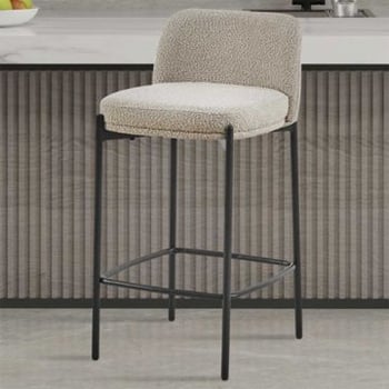 Barstoel Ella zand | H 85 x B 37.5 x D 42 cm