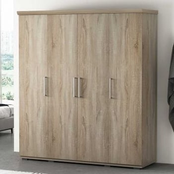 Kleerkast Nikkie 160 cm-sonoma eik