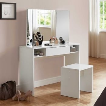 Kaptafel Schminki - wit