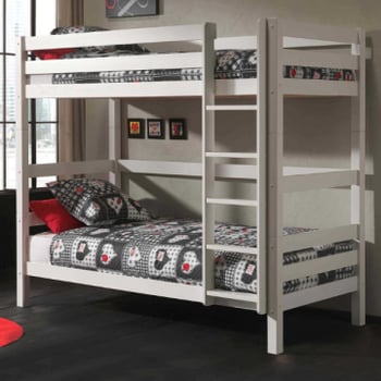 Stapelbed Claire hoog - wit