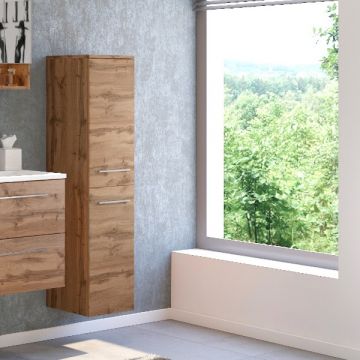 Kolomkast Sefa 30cm 2 deuren - wotan eik