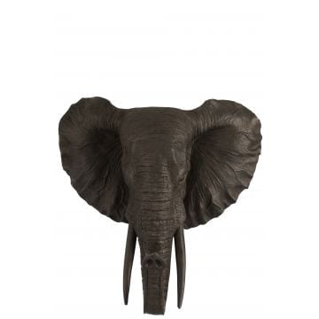 Olifant hangend poly bruin