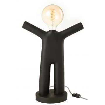 Lamp p'tit maurice poly zwart