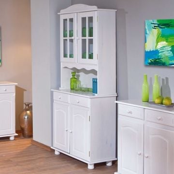 Vitrinekast Abaco - wit