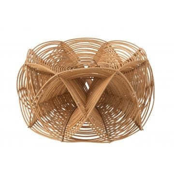 Lampkap golven rotan naturel