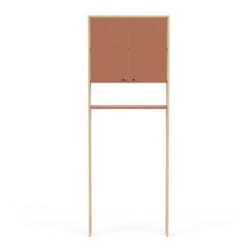 Toilet-bovenkast Elisa - 19,40x63,80x186 cm - Crème/spaanplaat 