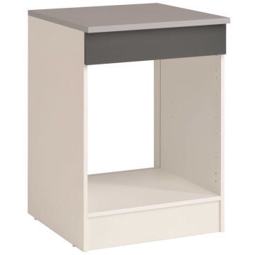 Onderkast Eko 60 cm voor oven en kookplaat - grijs