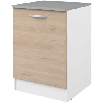 Onderkast Eko 60 cm met deur - eik
