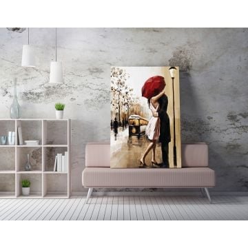 Majestic Canvas Schilderij | 70x100 cm | Veelkleurig