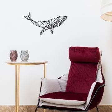 Wallity Metalen Wandaccessoire | 100% Metaal | Zwart