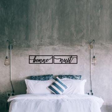 Wallity Decor Metalen Wandaccessoire | 100% Metaal | Zwart